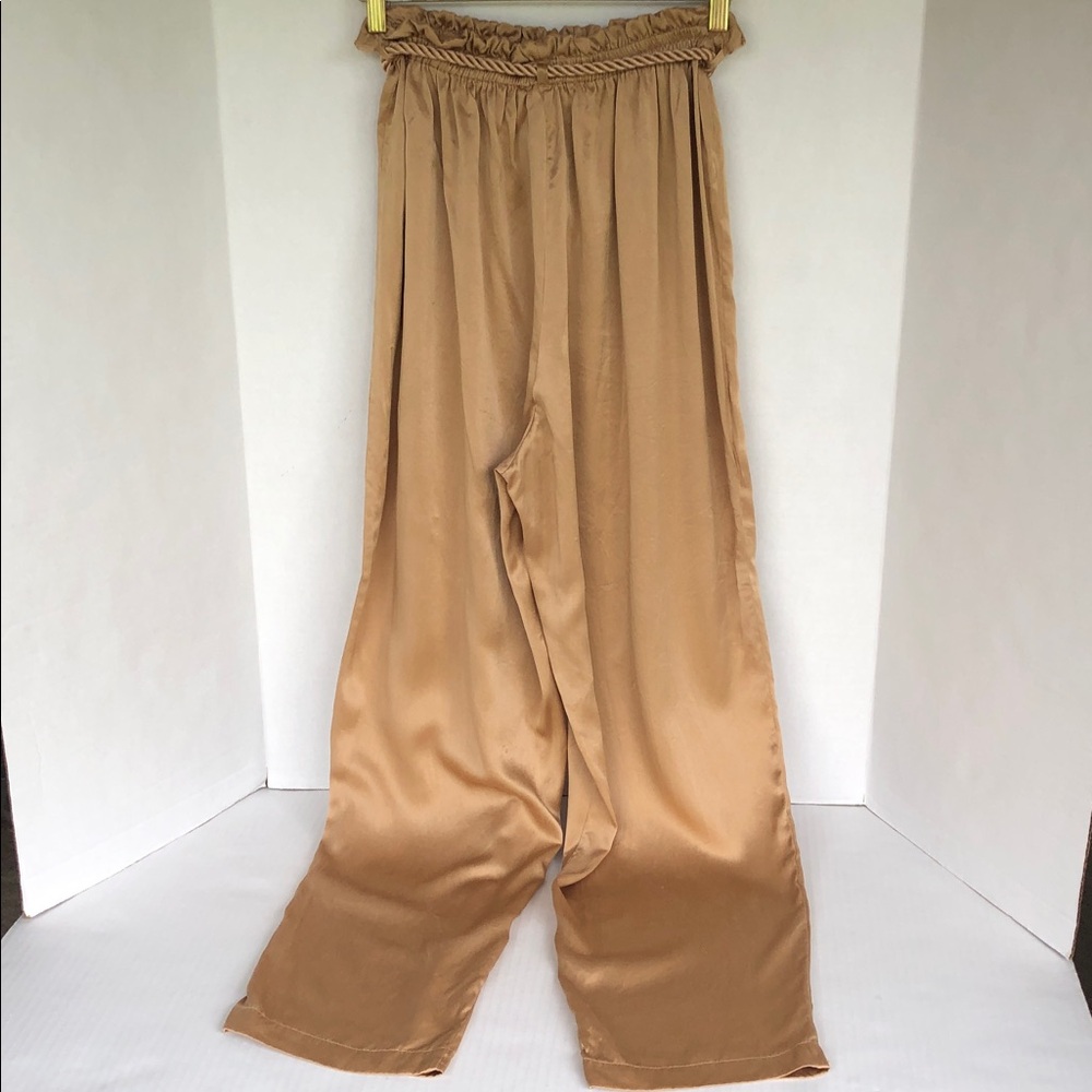 Victoria’s Secret Vintage Glam Silk Pajamas Rope Tie Belt Old Hollywood Size S - Picture 9 of 13